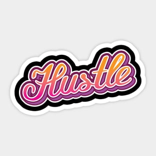 Hustle Sticker